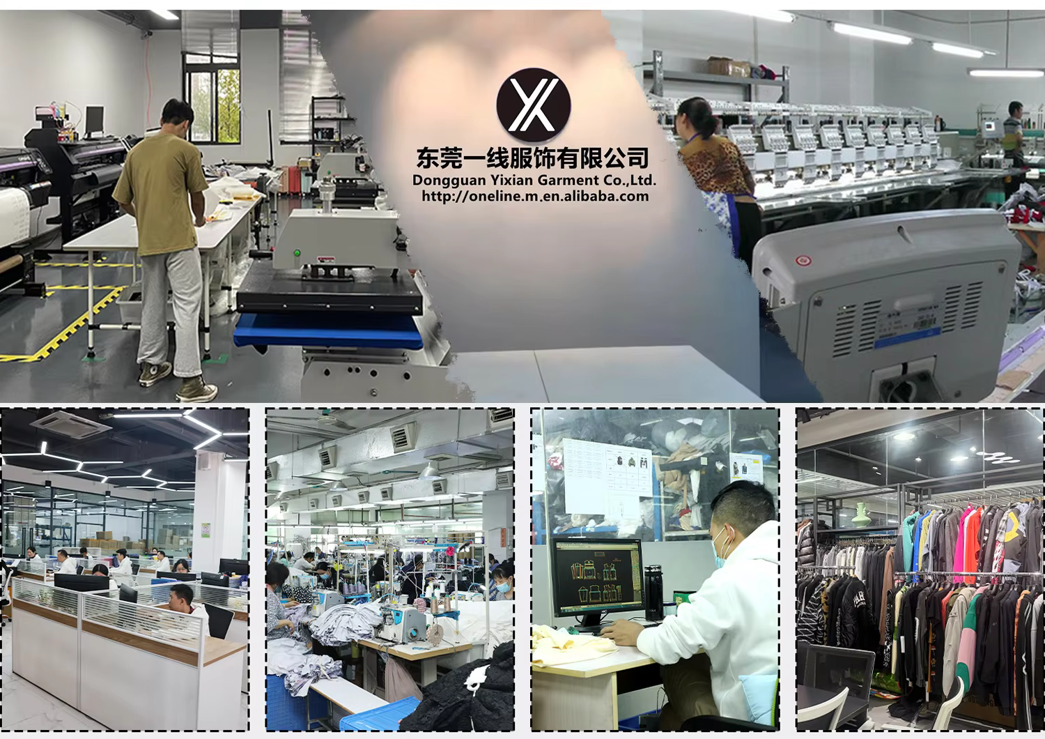 OEM Streetwear garment factory production line